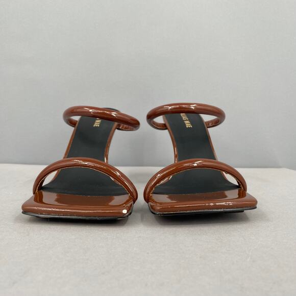 Alias Mae Lee Stiletto Heels Brown‎ Cognac Size 38 AMAE-WZ146 Strappy Sandals - Picture 8 of 14